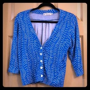 Cute Fighting Eel cardigan 3/4 sleeve